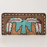 OHLAY WALLET Hand Tooled Genuine Leather women bag western handbag purse