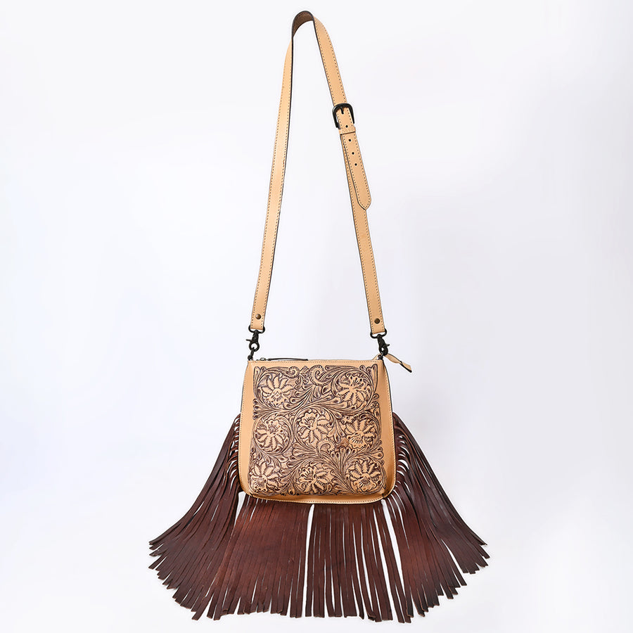 American Darling Messenger Hand Tooled Genuine Leather Western Women Bag Handbag Purse | Travel Bags College Casual