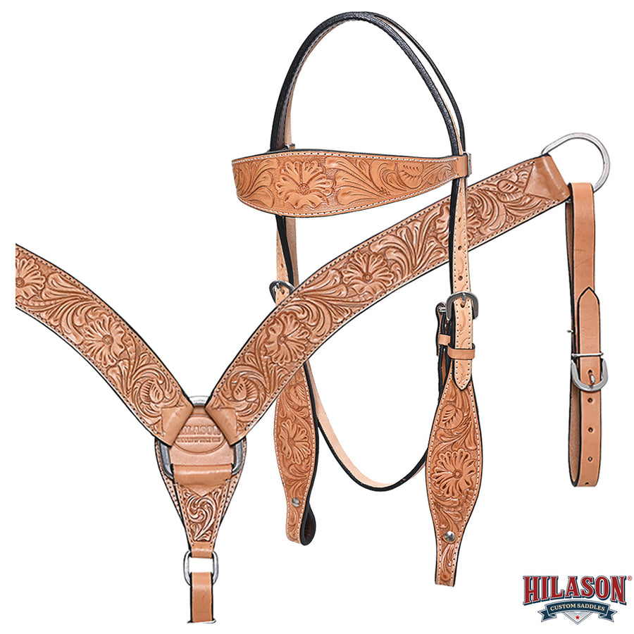 HILASON Western Horse Child Saddle Treeless American Leather Barrel l | for Horses