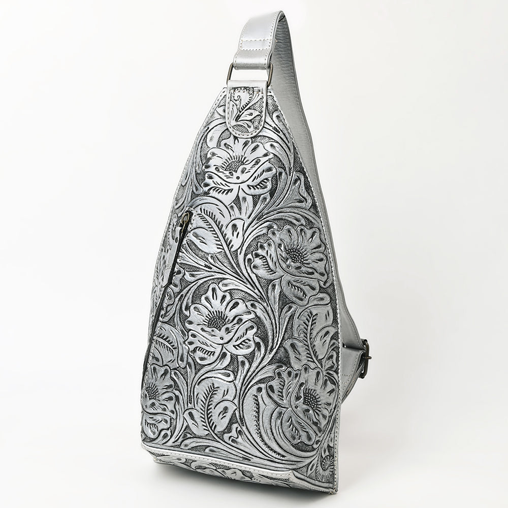 American Darling Sling Hand Tooled Genuine Leather Women Bag Western Handbag Purse