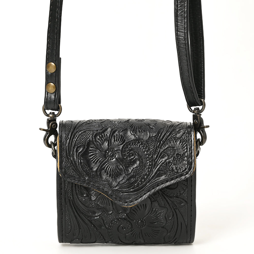 American Darling Wallet Hand Tooled Genuine Leather Women Bag Western Handbag Purse