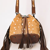 American Darling Hair-On Genuine Leather Women Bag Western Handbag Purse