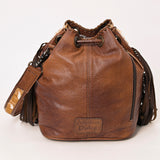 American Darling Hair-On Genuine Leather Women Bag Western Handbag Purse