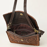 Ohlay Bags OHA119 Clutch Hand Tooled Genuine Leather Women Bag Western Handbag Purse