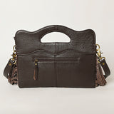 Ohlay Bags OHA113 Clutch Hand Tooled Hair-On Genuine Leather Women Bag Western Handbag Purse
