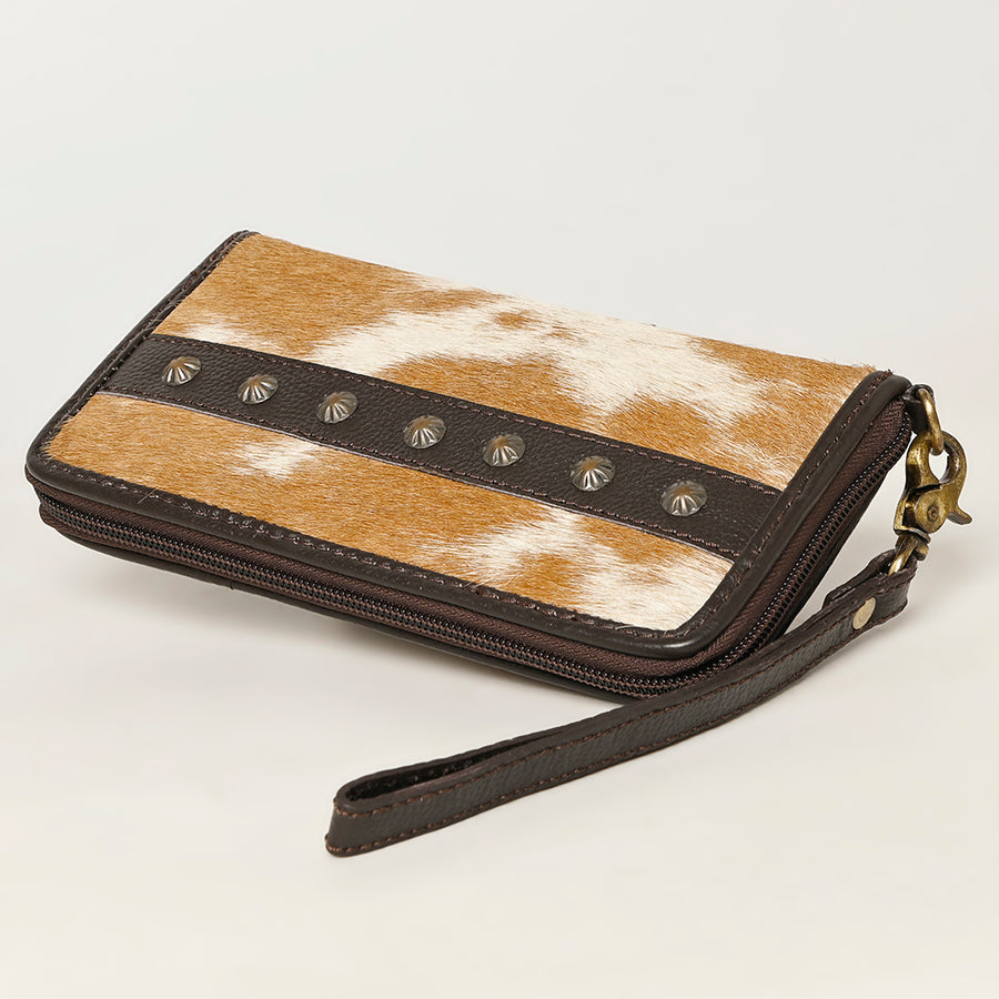 OHLAY Clutch Hair on Genuine Leather Western Women Bag Handbag Purse | Purses for Cute