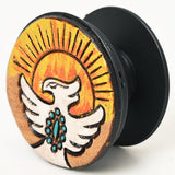 American Darling Hand Tooled Painted Floral Popsockets for Phone Grip Stand