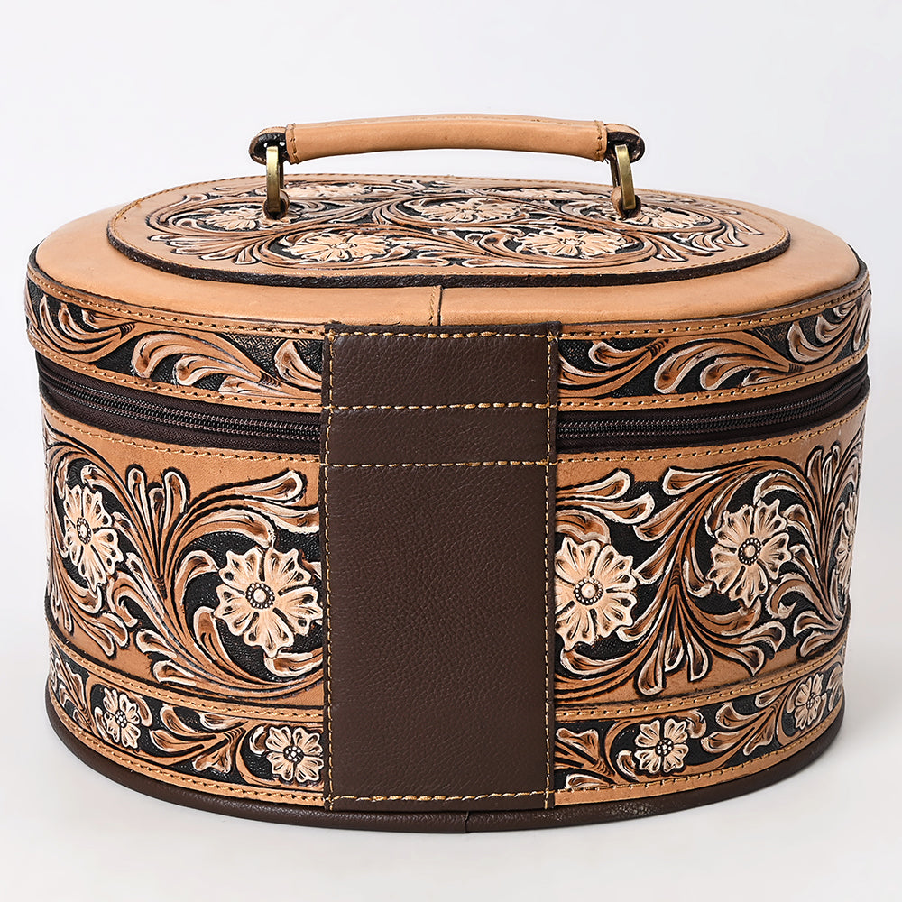 American Darling Jewelry Case Beautifully Hand Tooled Genuine Leather Women Bag Western Handbag Purse |
