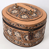 American Darling Jewelry Case Beautifully Hand Tooled Genuine Leather Women Bag Western Handbag Purse |