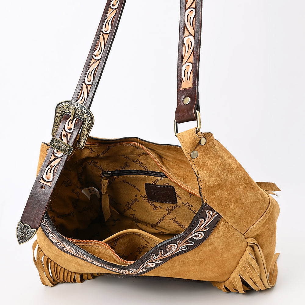 American Darling Cross Body Hand Tooled Genuine Leather Western Women Bag Handbag Purse | Crossbody for Cute Purs