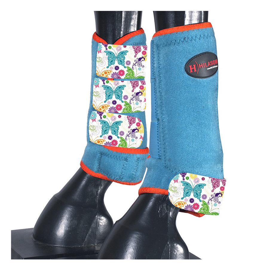 HILASON L M S Horse Front Leg Sport Boots | Jumping Printed