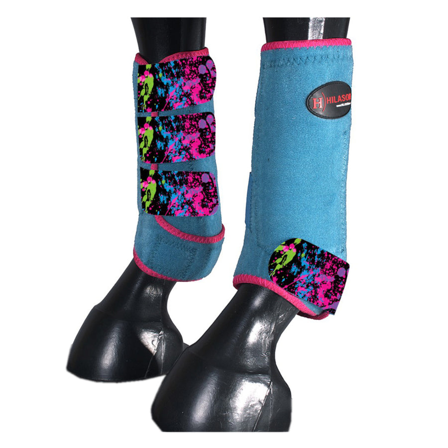 HILASON L M S H. Front Leg Sport Boots| Printed Sport Boots| H. Boots by Hilason – Cowboy and equestrian accessories