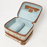 American Darling Jewelry Case Hand Tooled Hair On Genuine Leather Women Bag Western Handbag Purse |