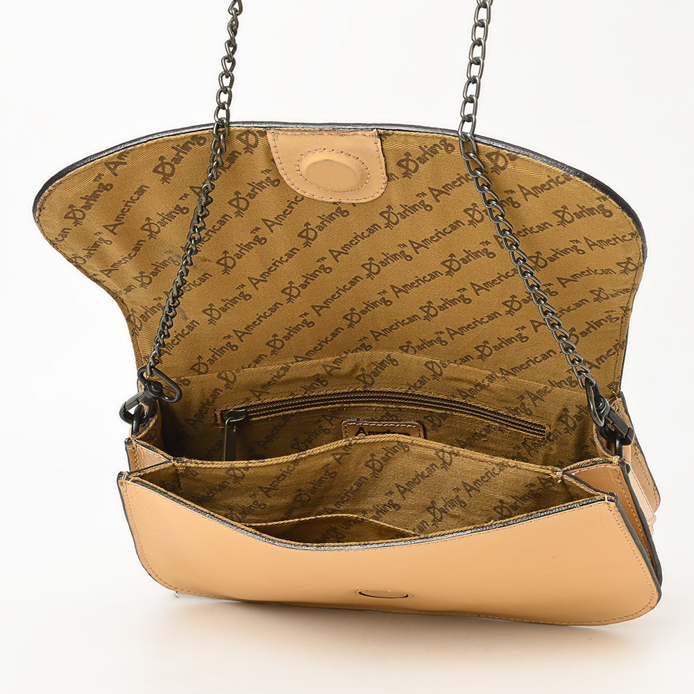 American Darling Small Crossbody Beautifully Hand Tooled Genuine Leather Women Bag Western Handbag Purse |