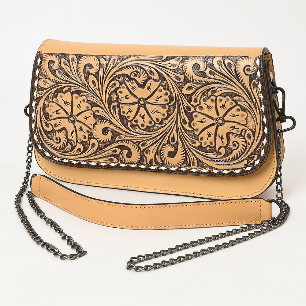 American Darling Small Crossbody Beautifully Hand Tooled Genuine Leather Women Bag Western Handbag Purse |
