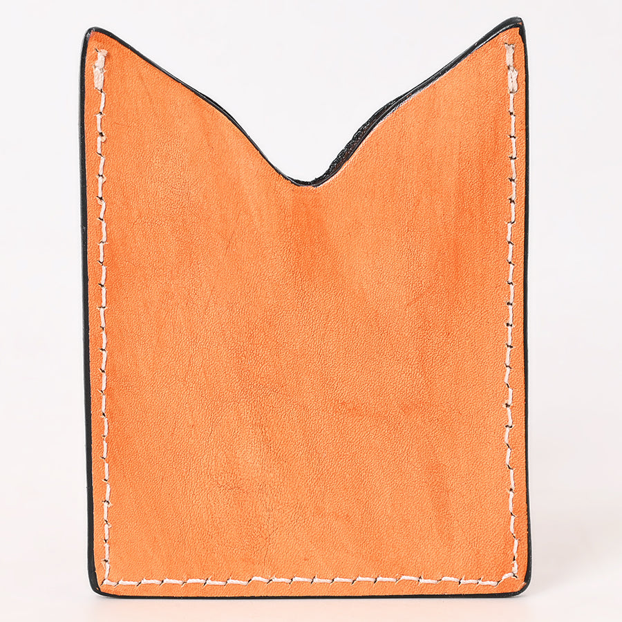 American Darling Floral Women & Men Hand Carved Genuine Leather Card Holder | Handcrafted Western Belt