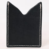 American Darling Floral Women & Men Hand Carved Genuine Leather Card Holder