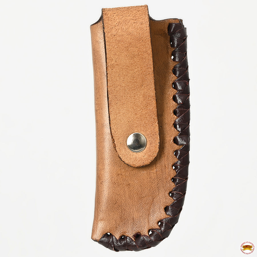 Med-Lrg Hilason Western Floral Stylish Design Geniune Leather Knife Holder