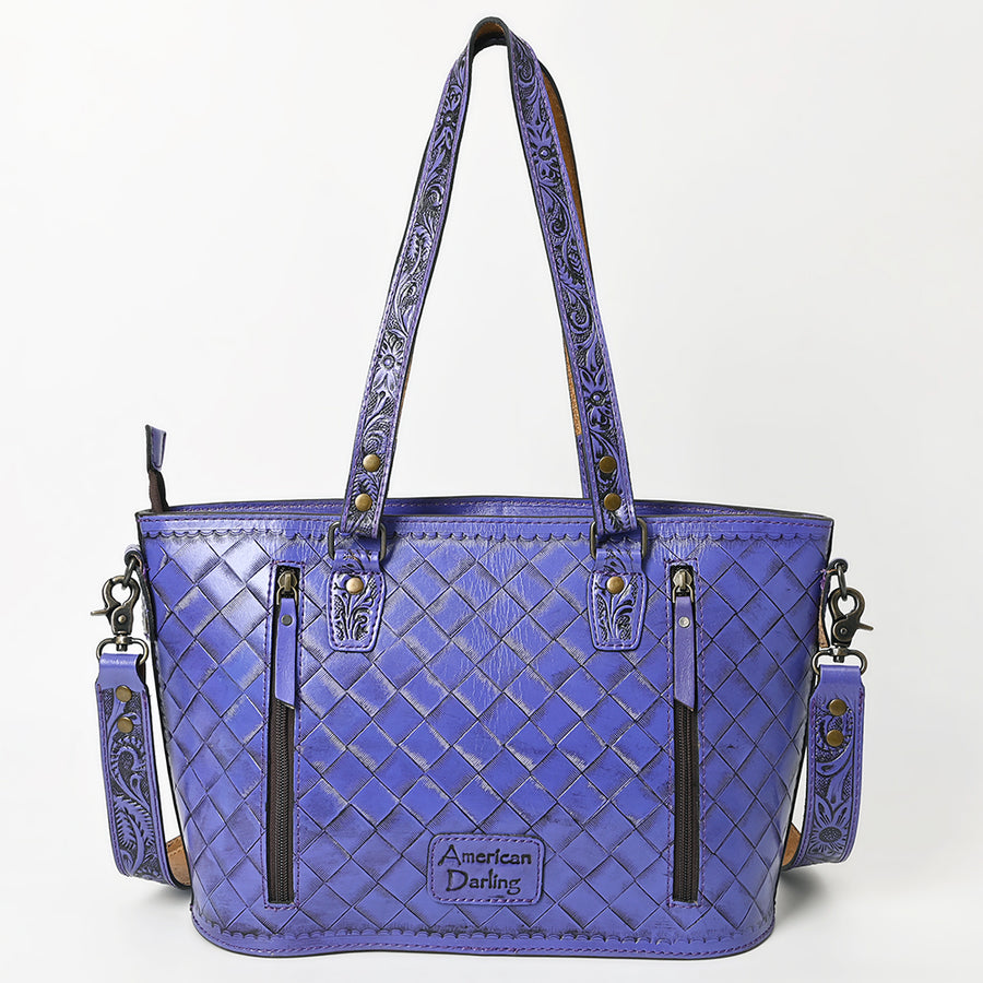 American Darling Tote Hand Tooled Genuine Leather Western Women Bag Handbag Purse | Travel Bags College Casual