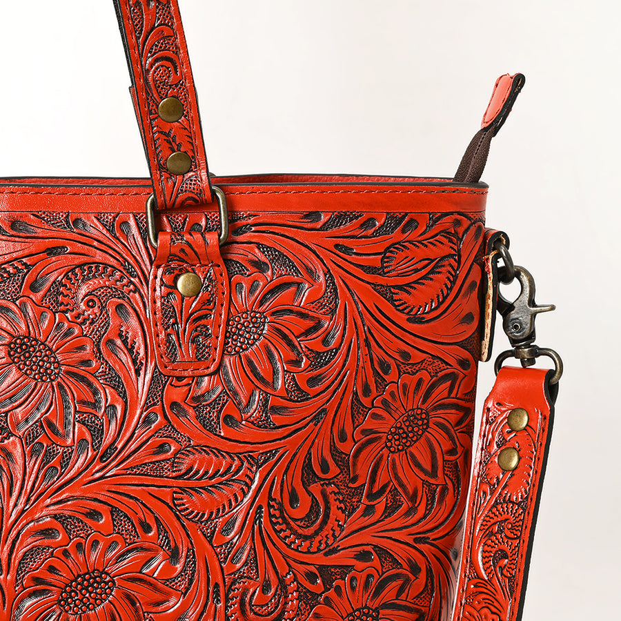 American Darling Tote Hand Tooled Genuine Leather Western Women Bag Handbag Purse | Travel Bags College Casual