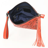 ADBG1234H American Darling CLUTCH Hand Tooled Genuine Leather women bag western handbag purse