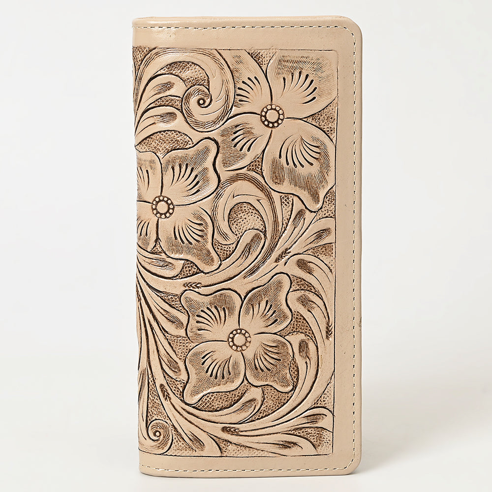 American Darling Wallet Hand Tooled Genuine Leather Women Bag Western Handbag Purse