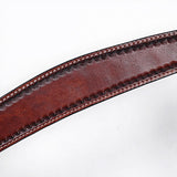 Bar H Equine Western Leather Headstall & Breast Collar Dark Brown