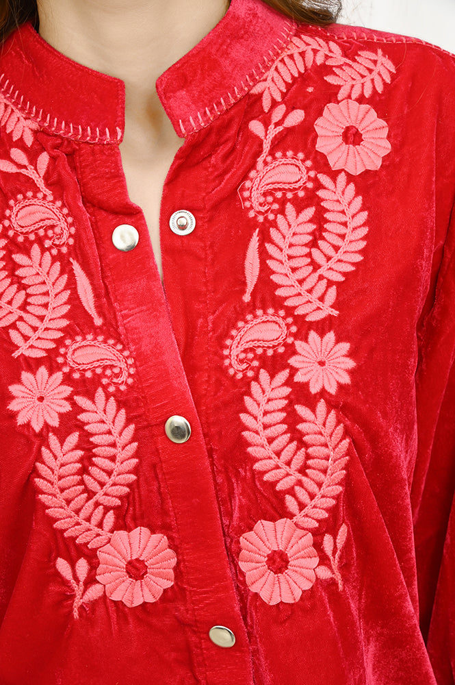 American Darling 100% Cotton Denim Women's Shirt Jacket Dress Ladies Girl Top