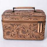 American Darling Jewelry Case Hand Tooled Genuine Leather Women Bag Western Handbag Purse