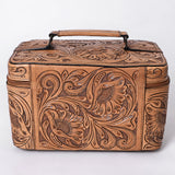 American Darling Jewelry Case Hand Tooled Genuine Leather Women Bag Western Handbag Purse