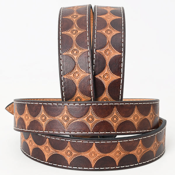 その他 HAMI BELT LEATHER BROWN The Crazy Horse: Men's Oil Tanned Non Stitched Leather Belt