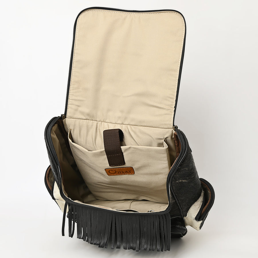 Ohlay Bags OHG181 Western Hair-on Genuine Leather Women & Man BACKPACK Bag