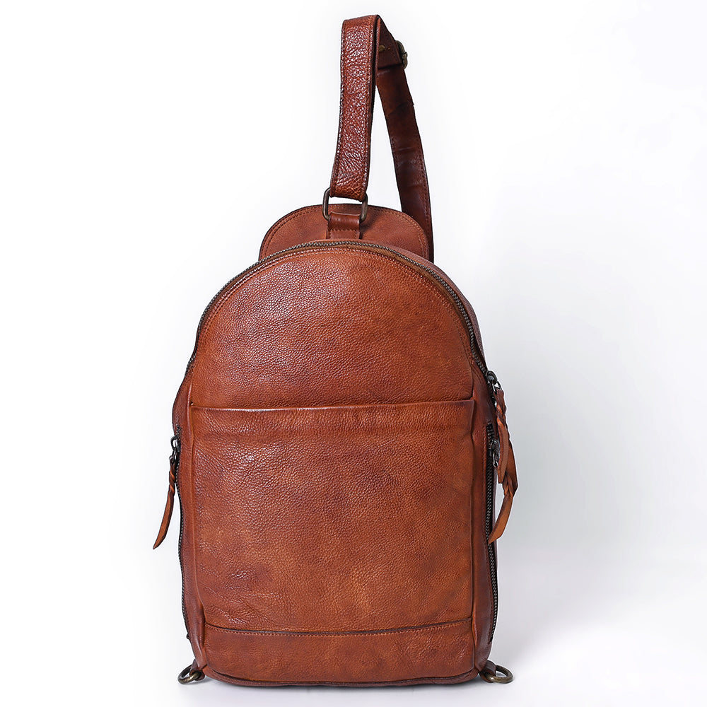 Spaghetti Western Sling Vintage Genuine Leather Women Bag Handbag Purse