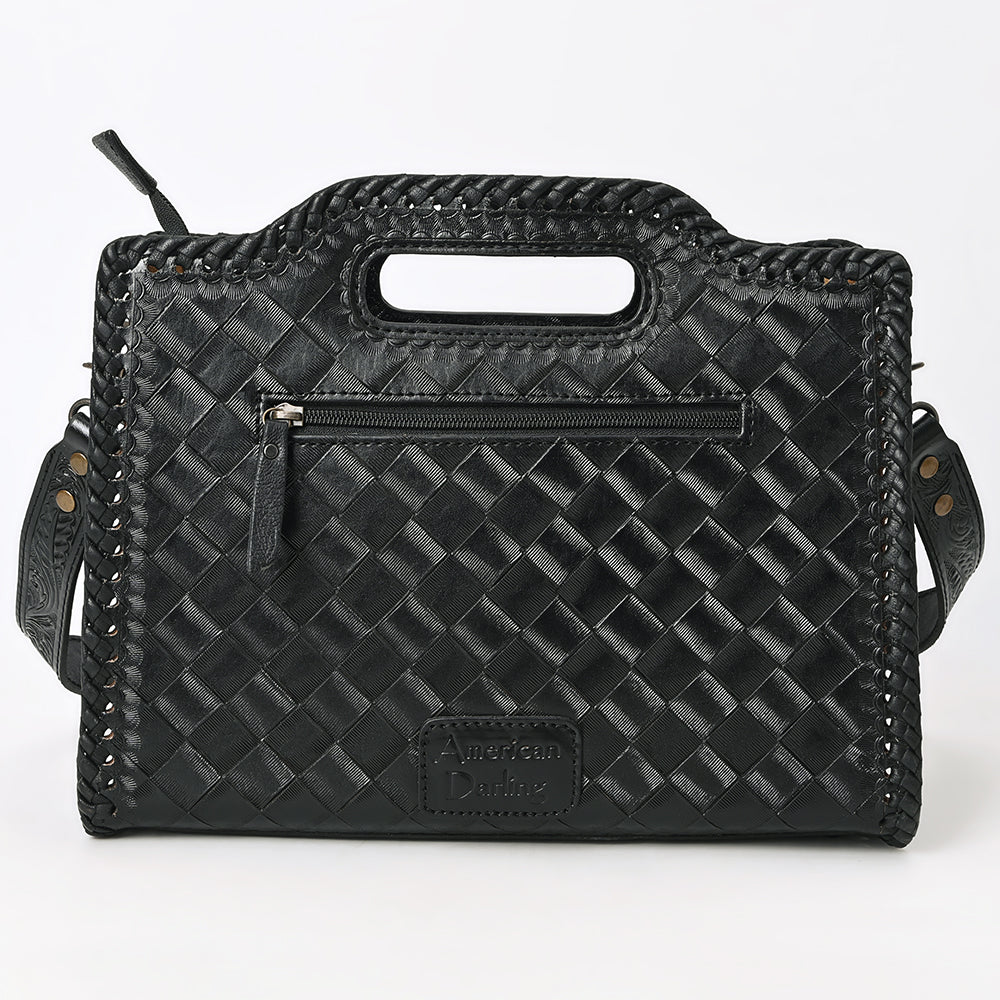 Clutch Hand Tooled Genuine Leather women bag western handbag purse