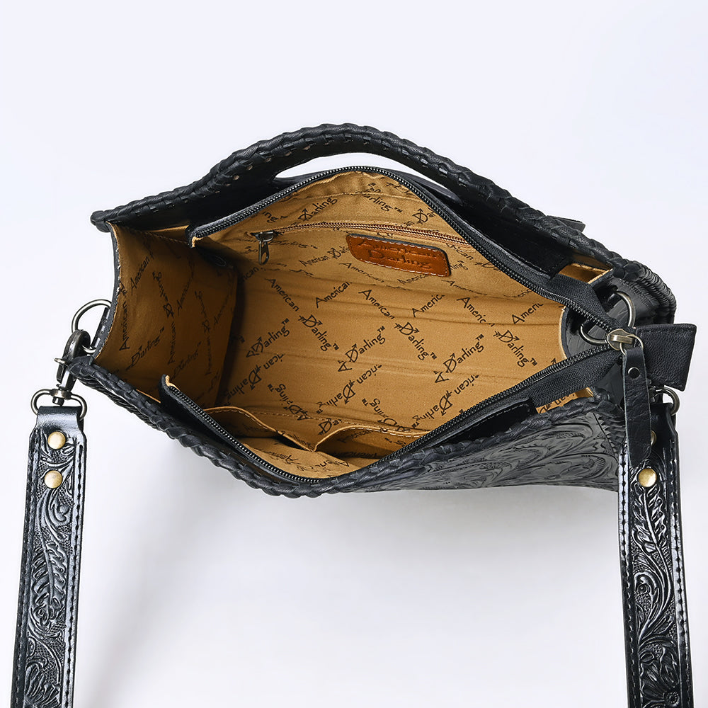 Clutch Hand Tooled Genuine Leather women bag western handbag purse
