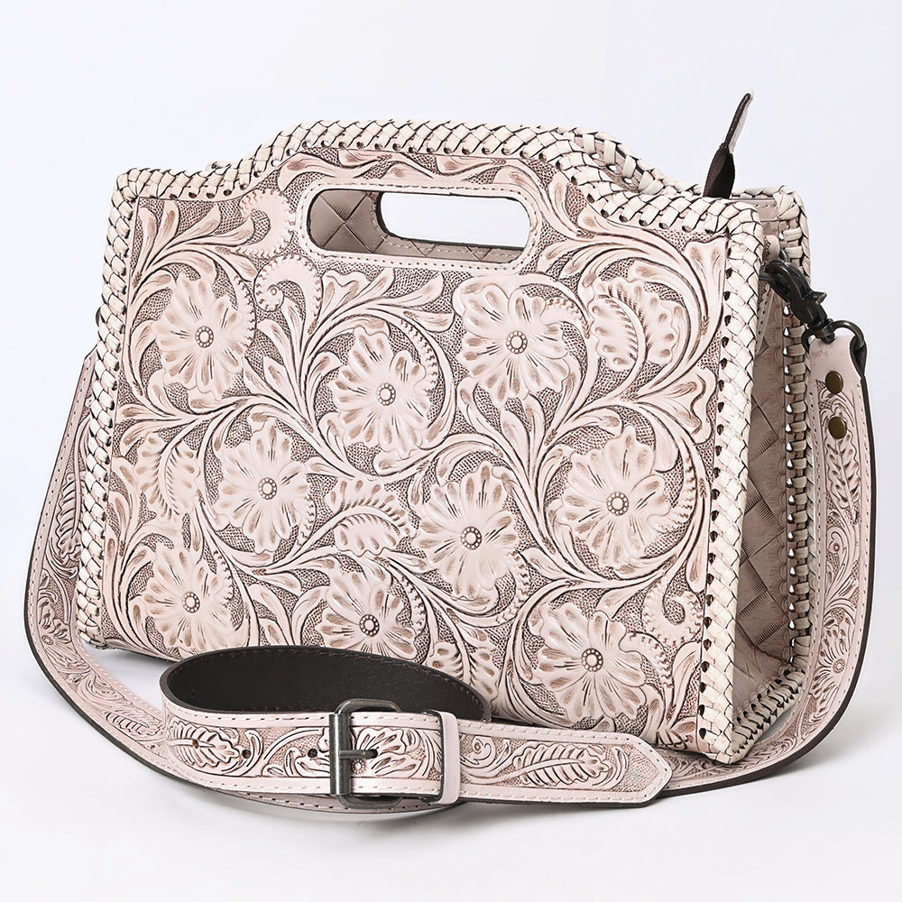 Clutch Hand Tooled Genuine Leather women bag western handbag purse