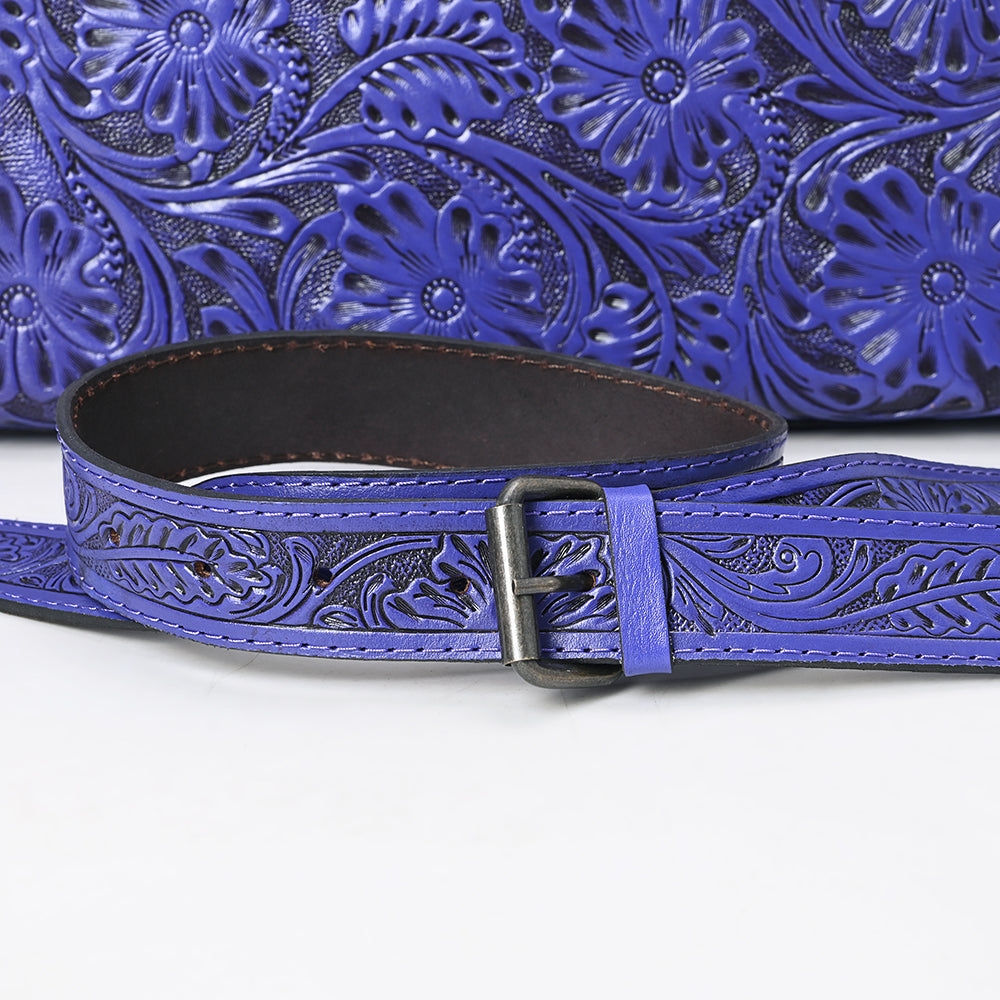 Clutch Hand Tooled Genuine Leather women bag western handbag purse