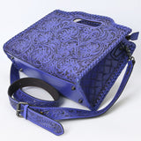 Clutch Hand Tooled Genuine Leather women bag western handbag purse