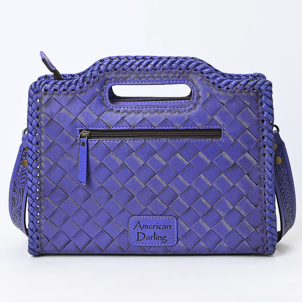 Clutch Hand Tooled Genuine Leather women bag western handbag purse