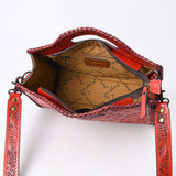 Clutch Hand Tooled Genuine Leather women bag western handbag purse