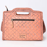 Clutch Hand Tooled Genuine Leather women bag western handbag purse