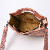 Clutch Hand Tooled Genuine Leather women bag western handbag purse