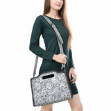 Clutch Hand Tooled Genuine Leather women bag western handbag purse