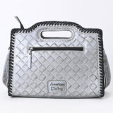 Clutch Hand Tooled Genuine Leather women bag western handbag purse