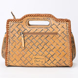 Clutch Hand Tooled Genuine Leather women bag western handbag purse