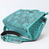 Clutch Hand Tooled Genuine Leather women bag western handbag purse