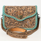 American Darling Crossbody Hand Tooled Genuine Leather women bag western handbag purse