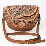 American Darling Small Crossbody Hand Tooled Genuine Leather Women Bag Western Handbag Purse|