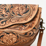 American Darling Small Crossbody Hand Tooled Genuine Leather Women Bag Western Handbag Purse|