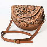American Darling Small Crossbody Hand Tooled Genuine Leather Women Bag Western Handbag Purse|